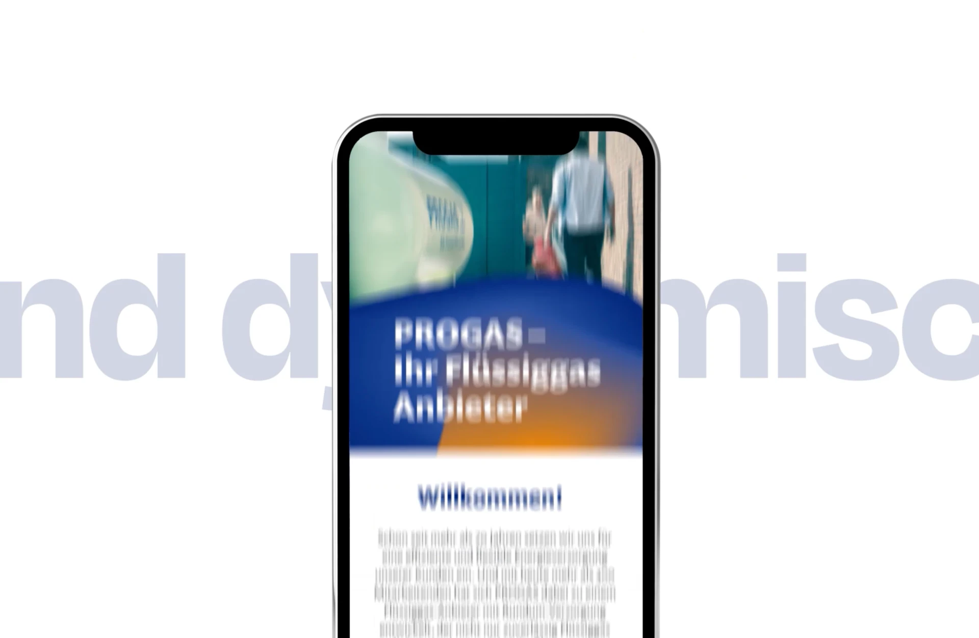 PROGAS Corporate Design Relaunch komplett neu und dynamisch, Website auf mobile und responsive