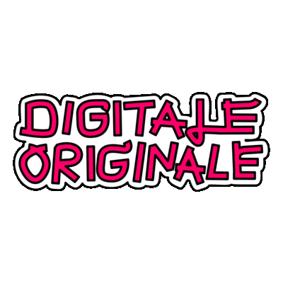 Sticker Schriftzug Digitale Originale